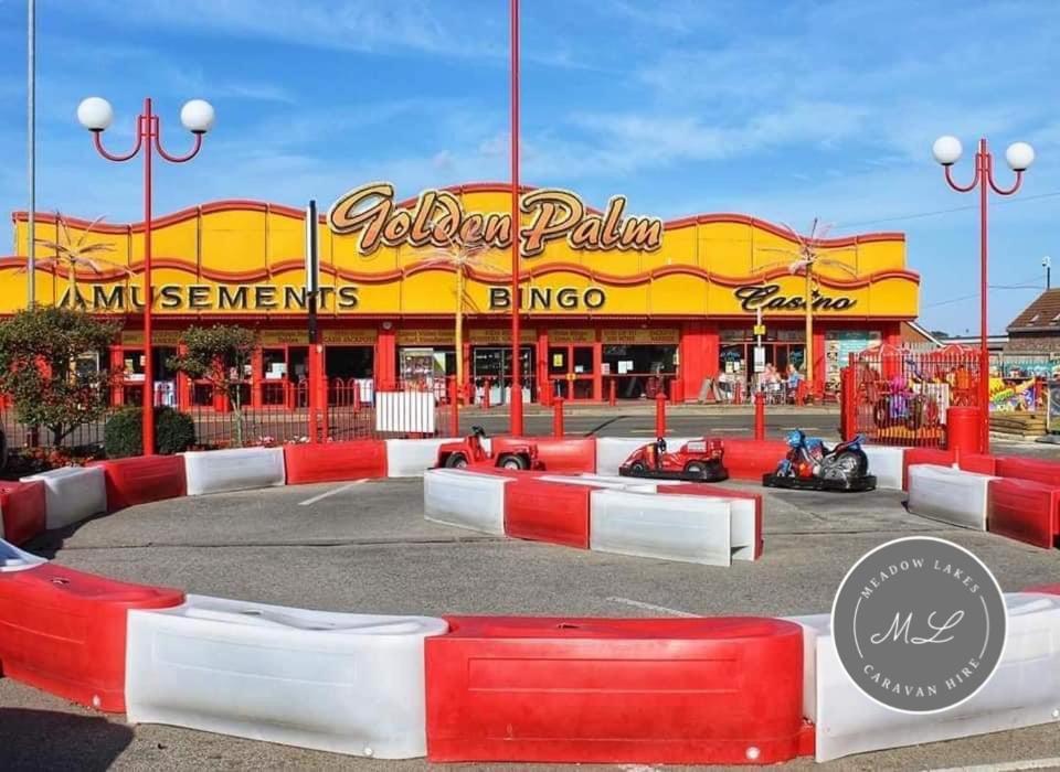 Meadow Lakes 22 - Golden Palm, Pet Friendly, Wifi, Bed Linen - Meadow Lakes Caravan & Lodge Hire Skegness Luaran gambar